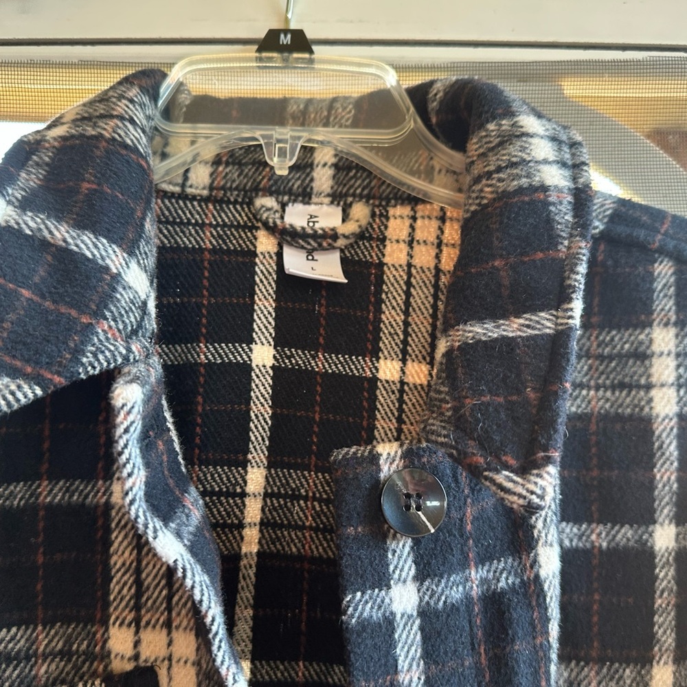 Plaid Button-Up Jacket - Picture 3 of 9